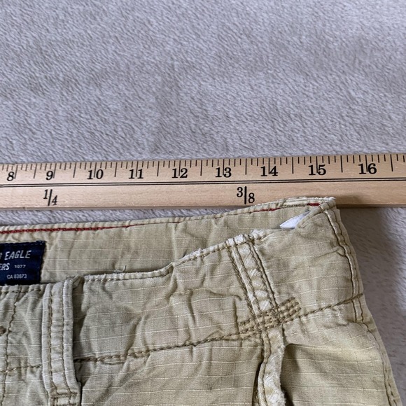 American Eagle Cargo Shorts Men 30 Longboard Utility Pockets Casual Outdoors Y2K - Picture 5 of 16